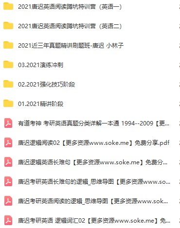 2021有道唐迟英语团队全程班【考研资料全】-1