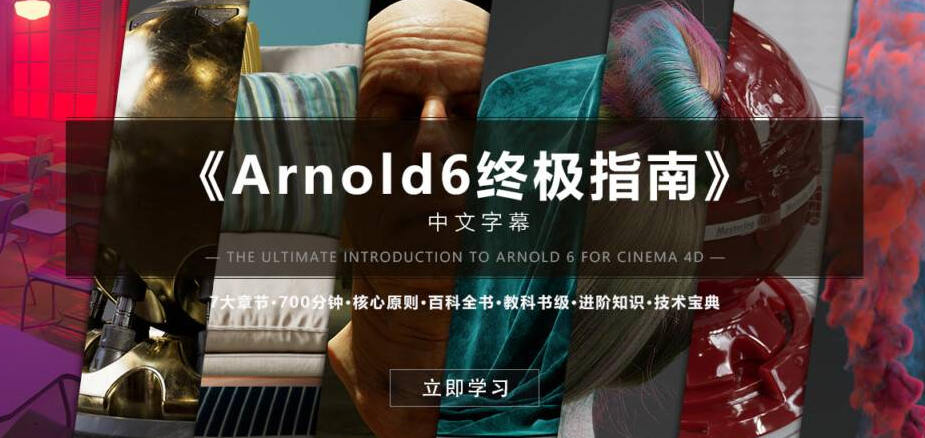 Arnold6 阿诺德终极指南【中文字幕有工程文件】