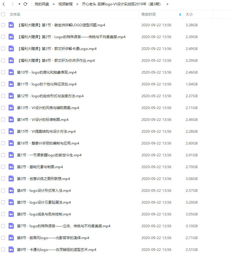 开心老头品牌logo·VI设计实战班第3期