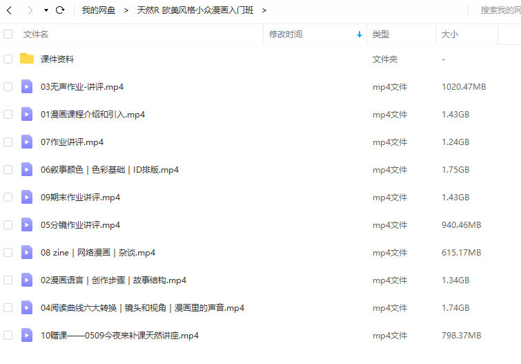 【天然R】欧美风格小众漫画入门班2020年7月【有课件】