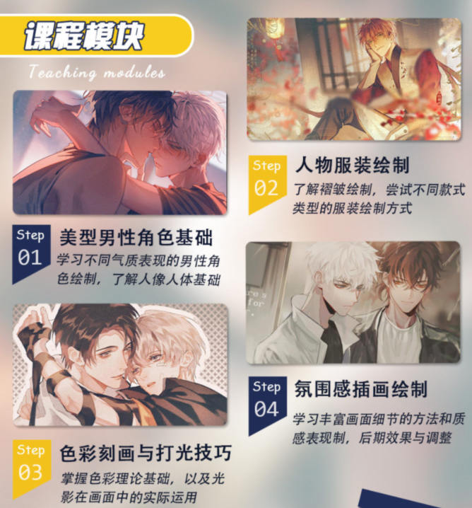 萬事皆虛 美型男性角色创作基础