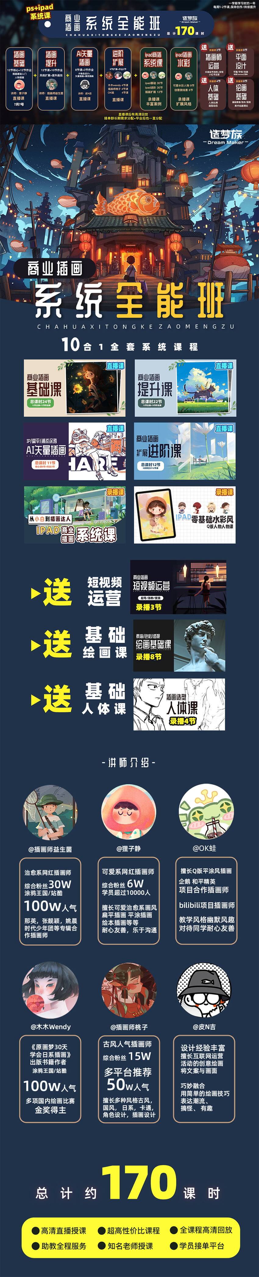 造梦族 商业插画系统全能班