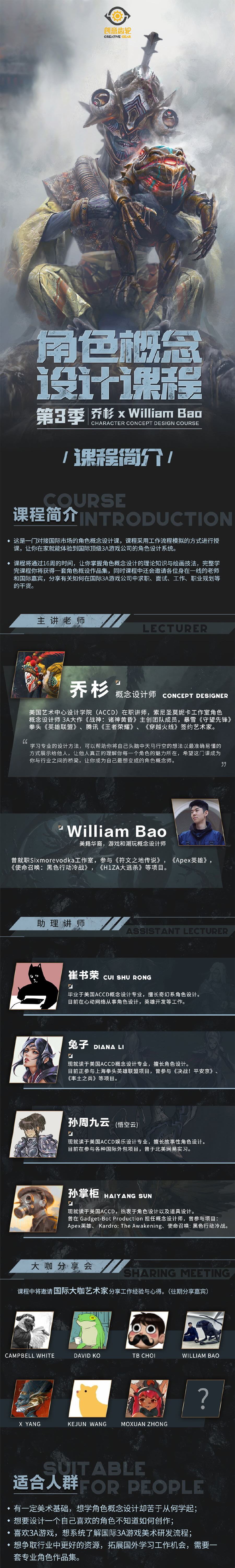 创意齿轮CGD 乔杉不是乔杉 角色概念设计