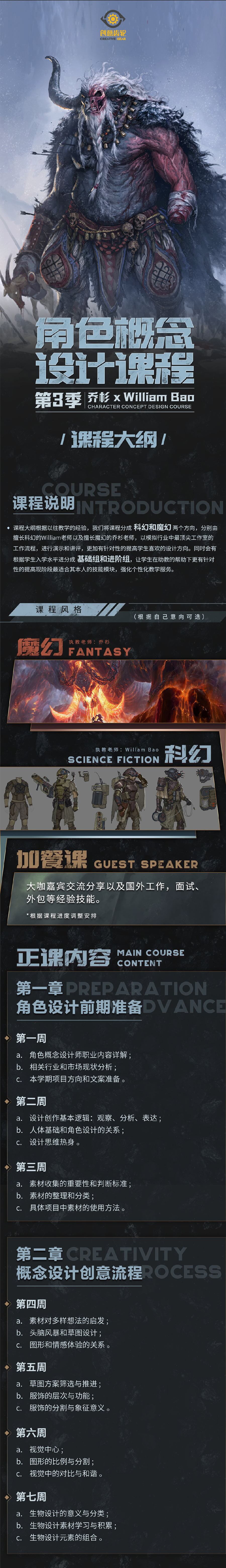 创意齿轮CGD 乔杉不是乔杉 角色概念设计