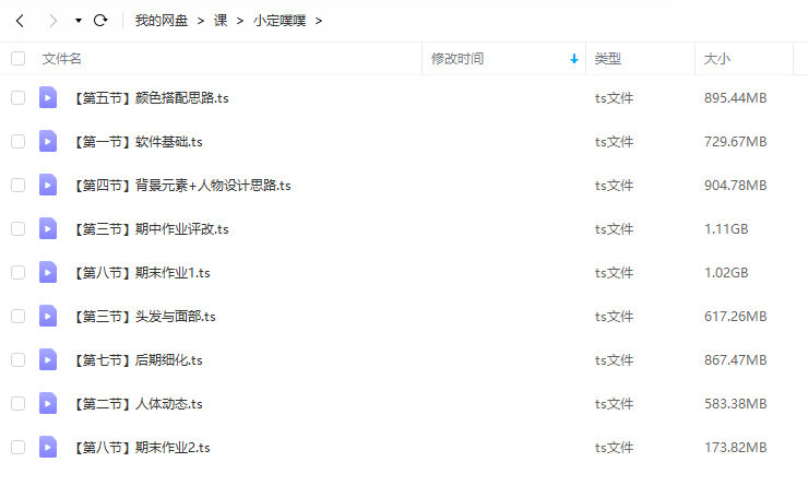 小定噗噗可爱Q版人物创作