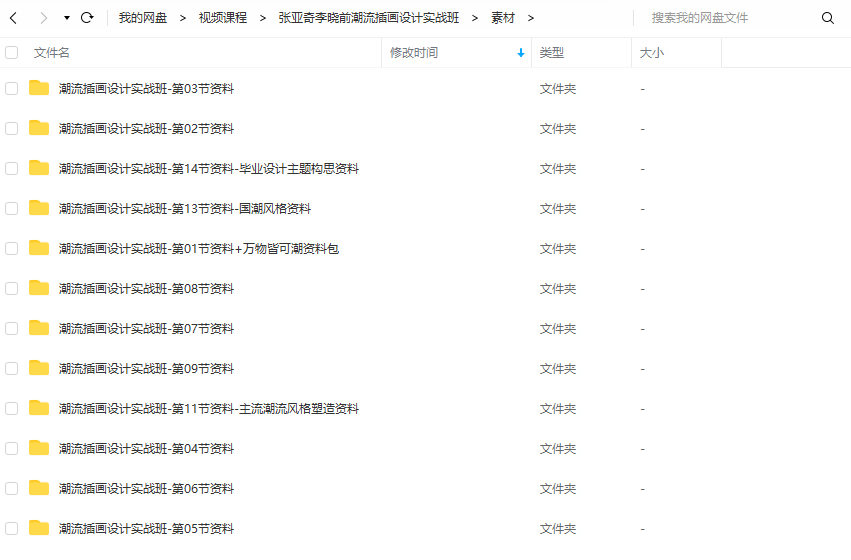 潮流插画设计实战班张亚奇李晓前