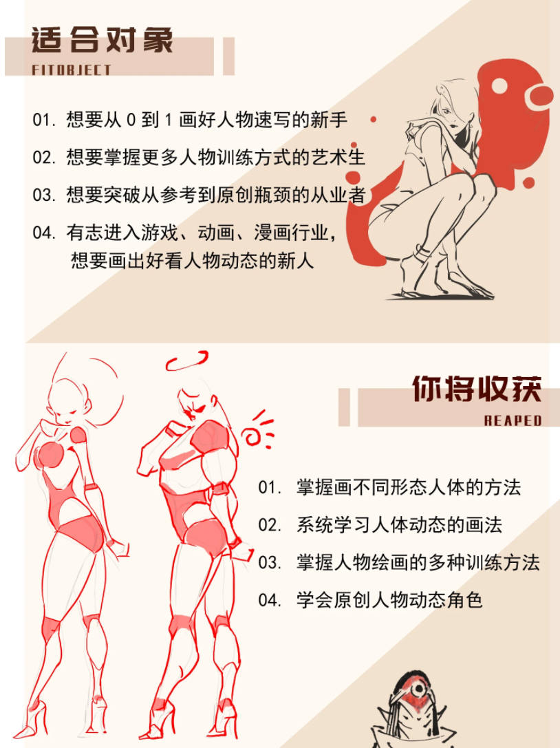 画画的春哥2021人物动态速写塑造【带课件】