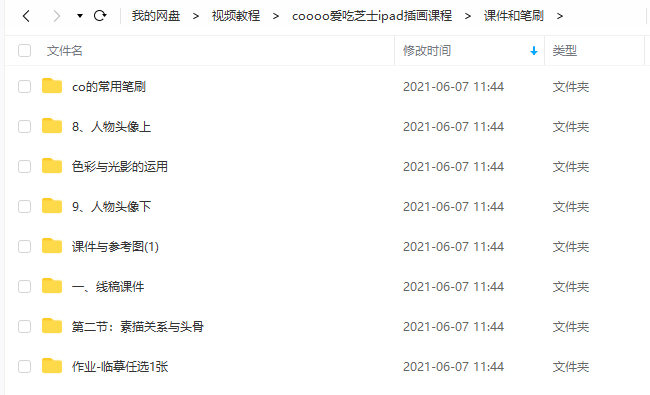 coooo爱吃芝士ipad插画课程2021年2月结课【画质超清有笔刷】
