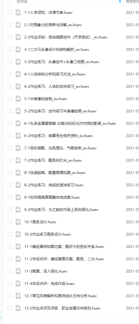 q弹二次元角色设计游戏美术伪厚涂 2021完结