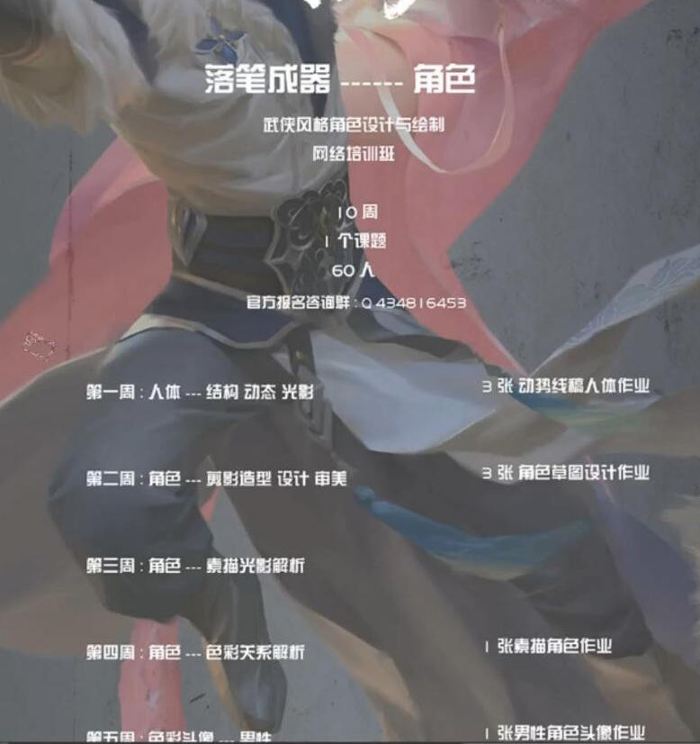落笔成器武侠风格角色设计与绘制2019年