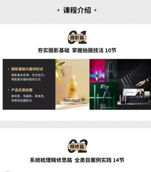 周大杰商业精修&产品摄影全能班2022年1月结课【画质清晰有大部分素材】