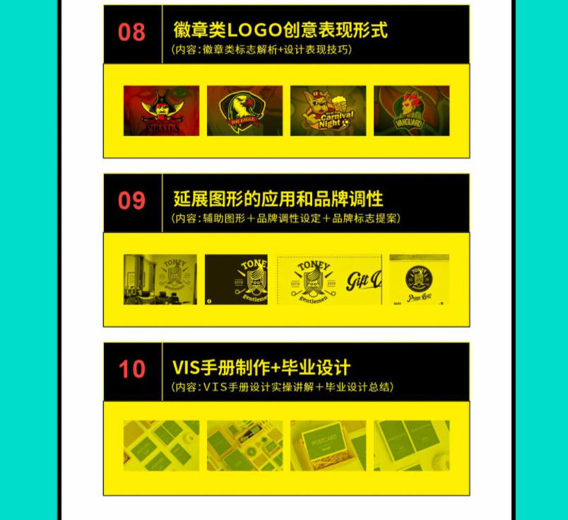 付顽童LOGO品牌标志设计特战营2021年8月【有素材】