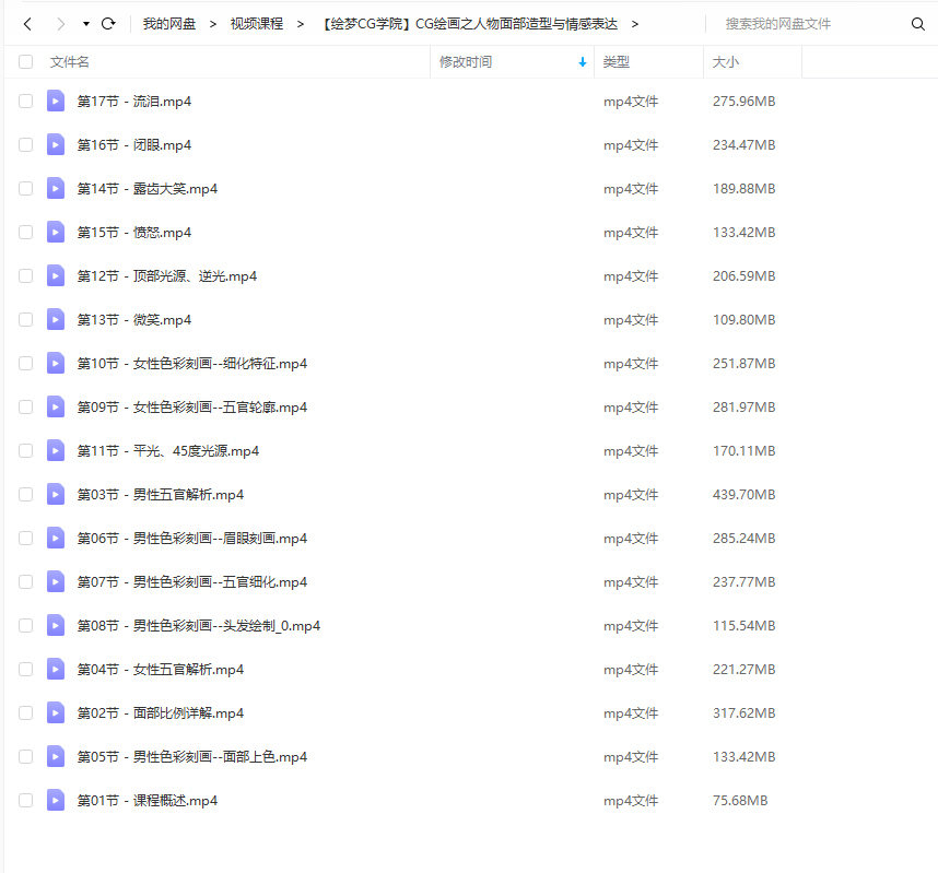 【绘梦CG学院】CG绘画之人物面部造型与情感表达【画质清晰】