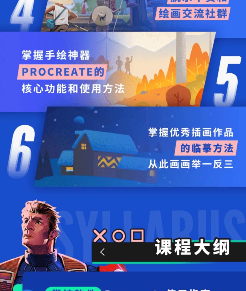 零基础iPad插画课 Procreate零基础手绘教程