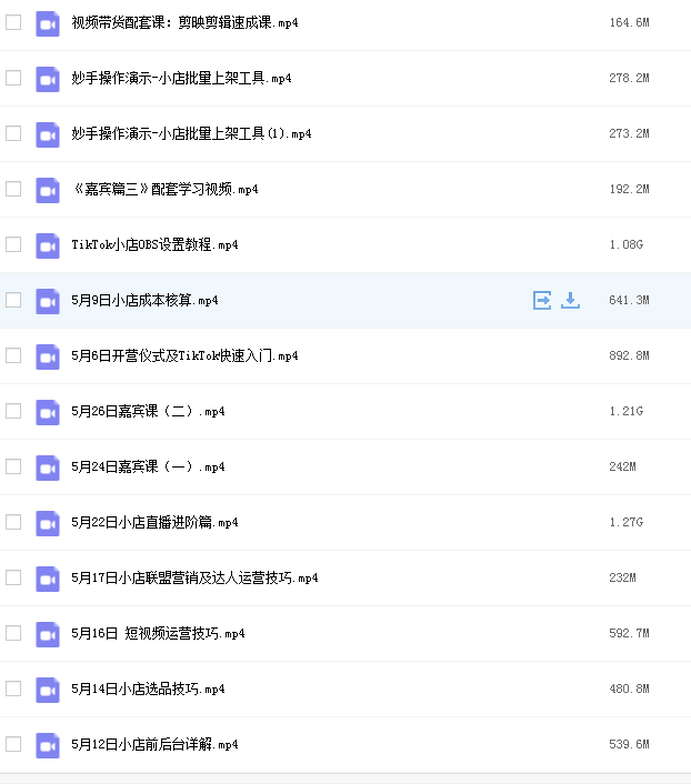 李社长《TikTok Shop 出海训练营》网课资源插图