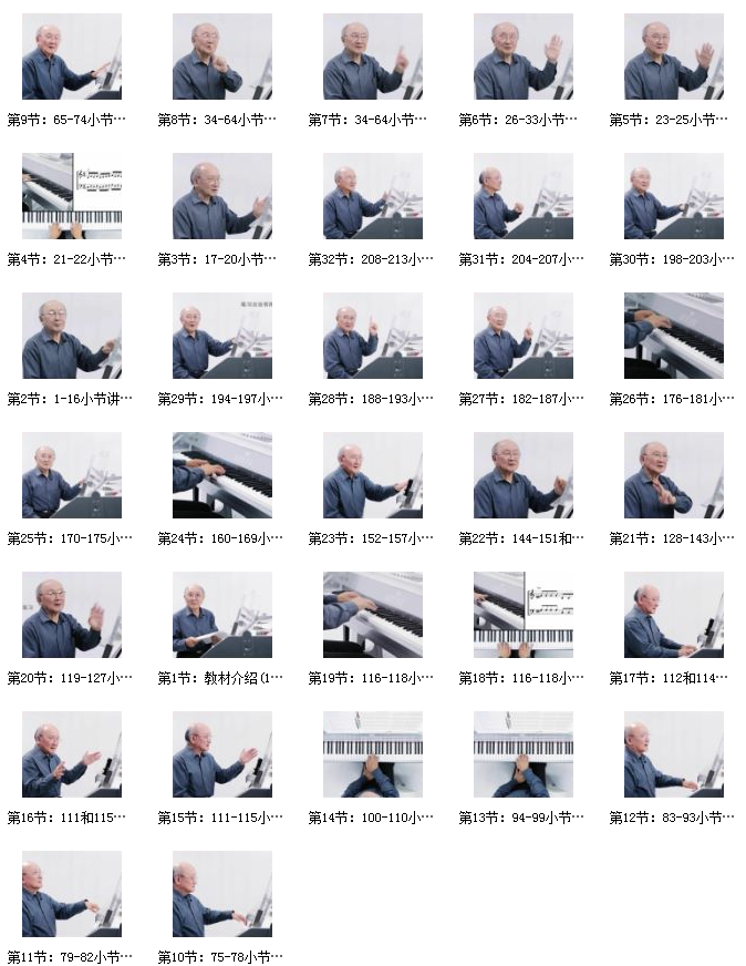 方百里钢琴教学视频插图1