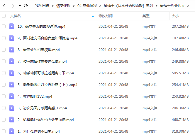 最绅士约会达人课程插图