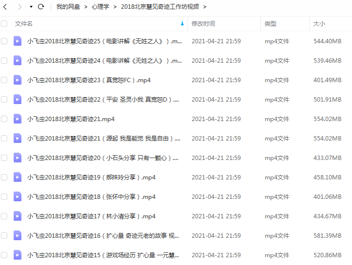2018北京慧见奇迹工作坊视频插图