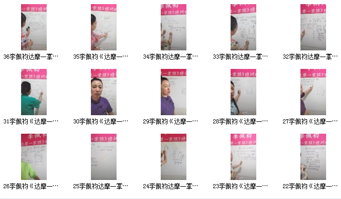 李佩袀达摩一掌经线上培训课程视频网课资源插图1