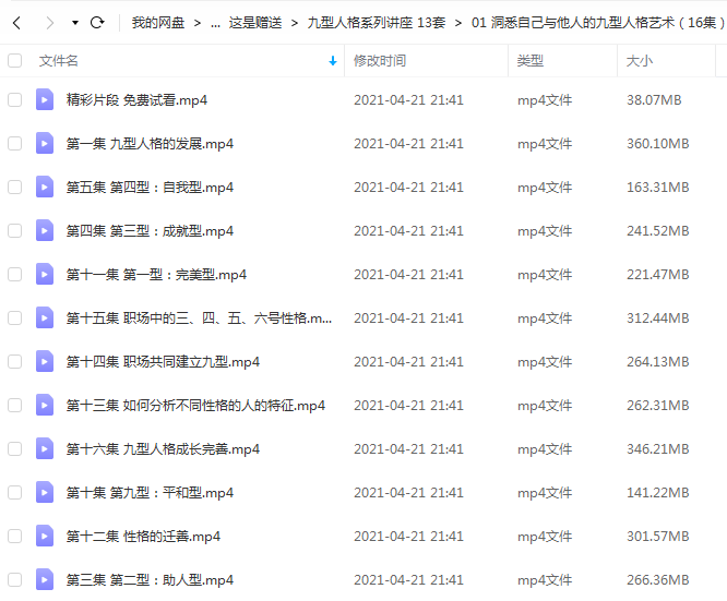 张海翔九型人格培训讲座视频插图1