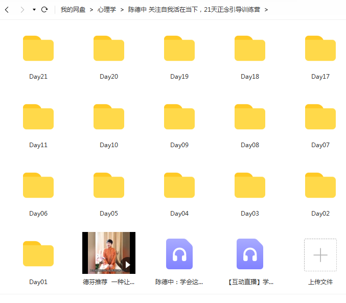 陈德中21天正念减压课程插图