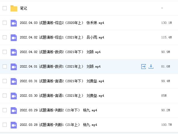 2022事业单位联考E类网课资源插图1