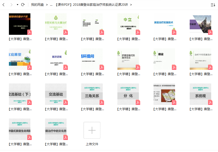 唐登华家庭治疗师系统认证课插图1