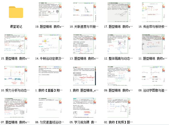 2023作业帮袁帅物理s暑假班网课资源插图1