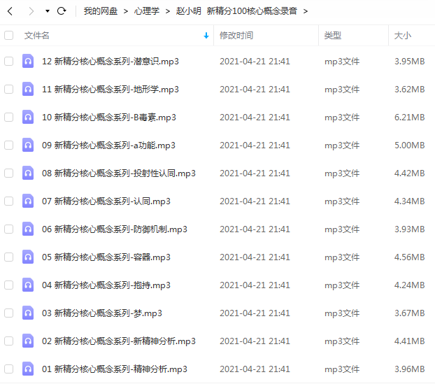 赵小明 新精神分析100核心概念插图