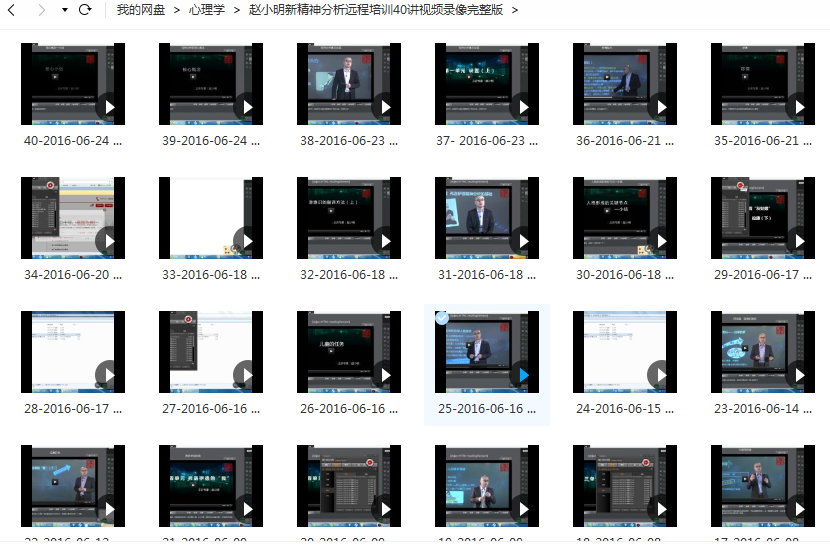 赵小明新精神分析远程培训40讲视频录像完整版插图1