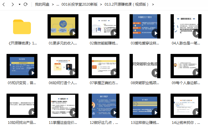 长投学堂开源赚钱课（视频版）插图
