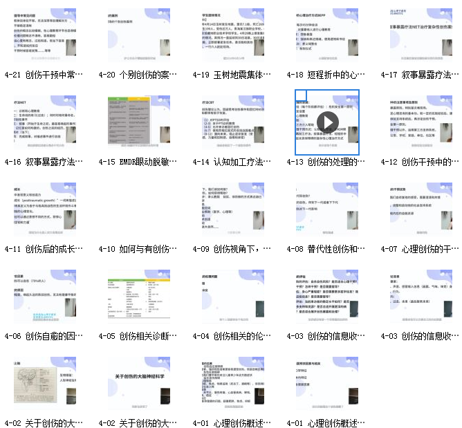 哀伤辅导与创伤干预系统培训网课资源插图2