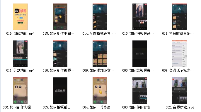 抖音南北团队课外剪映实战教程插图1
