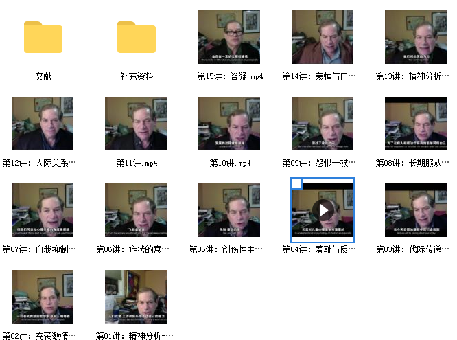 Peter Shabad×视频 贯穿你一生的创伤、内疚与羞耻 深度解析治疗室“情绪”网课资源插图1