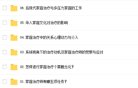 家庭治疗系统课程插图1