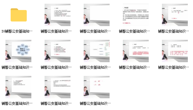 中公辅警公安基础知识题海班网课资源插图
