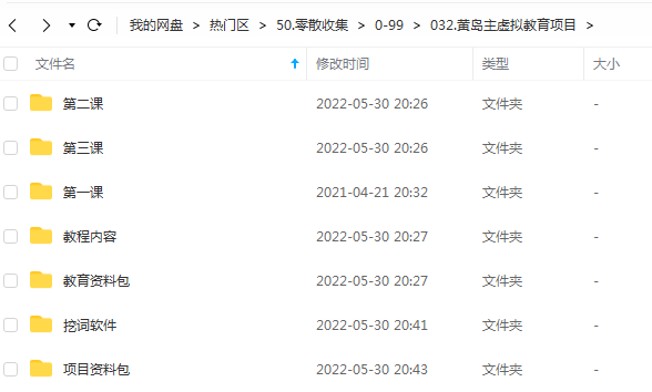 黄岛主虚拟课程项目百度云插图