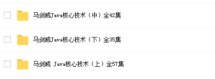 马剑威 Java核心技术（上+中+下）网课资源插图
