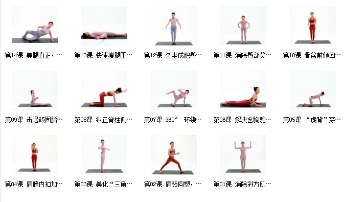 颜婕瑜伽课程合集插图1
