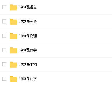 2022高考树成林冲刺网课资源插图1