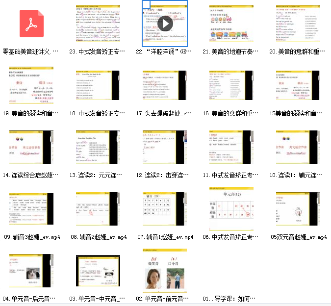 2021考虫英语口语零基础美音班网课资源插图1
