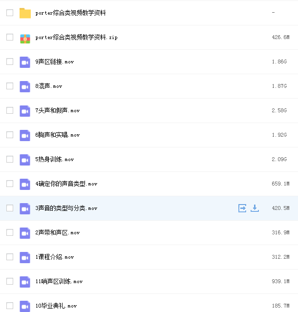 porter声乐教练进阶课程插图1