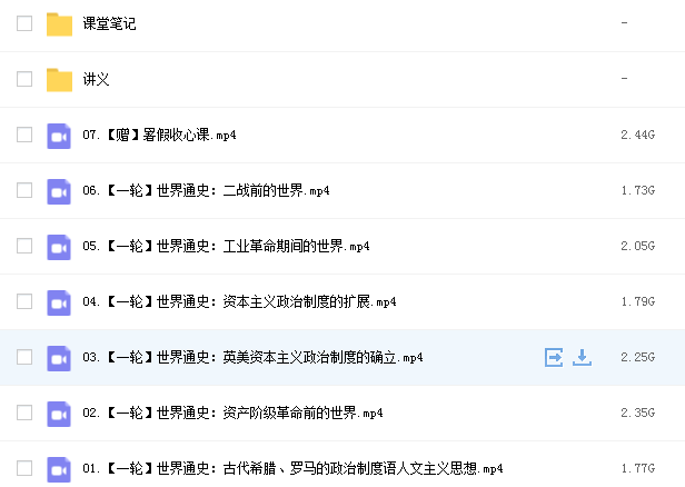 2022高三刘莹莹历史暑假班网课资源插图1