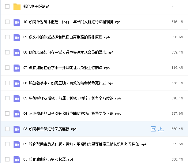 哈他瑜伽教培班（lois）课程资源插图1