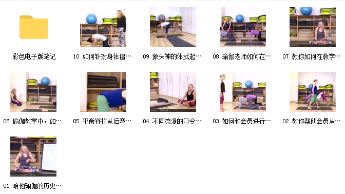哈他瑜伽教培班（lois）课程资源插图2