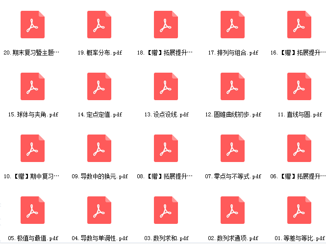 2022高三张华数学冲顶秋季班网课资源插图