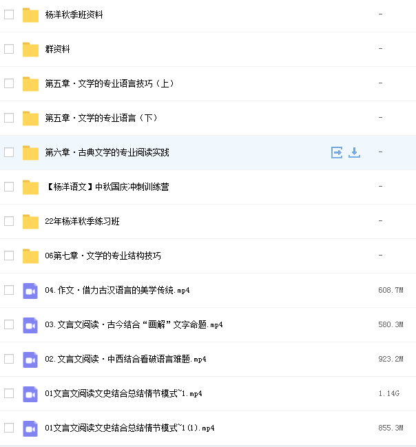 2022高考杨洋语文网课资源插图