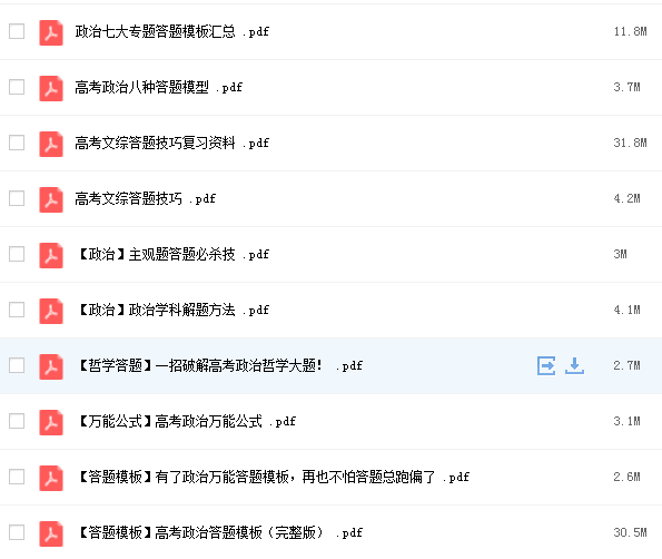 2022高考政治精选pdf资料包插图1