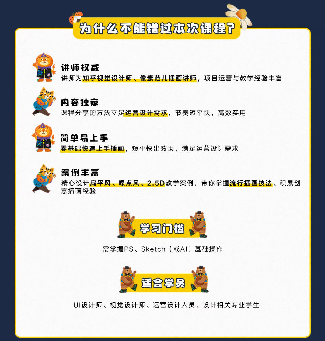 【y园糖】运营插画速成教程唐园园【超清有素材】