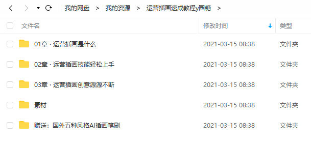 【y园糖】运营插画速成教程唐园园【超清有素材】